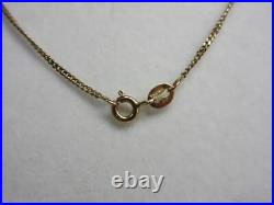 Vintage Italian 9ct, 9K GOLD 22 long CURB LINK NECKLACE, CHAIN