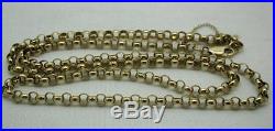 Vintage Very Heavy 9ct Gold Belcher Chain